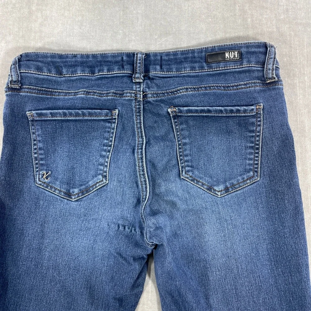 Kut From The‎ Kloth Donna Womens 6 Skinny Jeans Dark Wash Denim Comfort Stretch